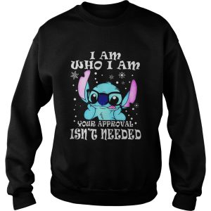 Stitch I am who I am your approval isnt needed shirt 3
