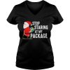 Stop Staring At My Package Funny Adult Humour Xmas Shirt