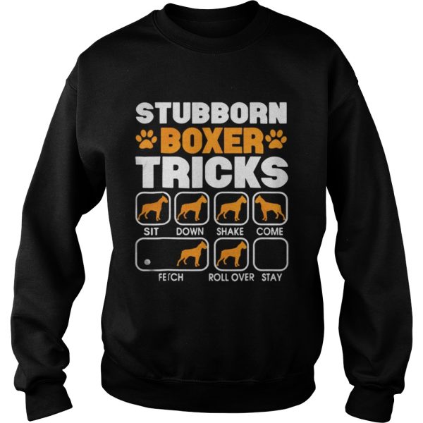 Stubborn Boxer Tricks shirt
