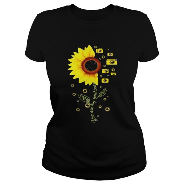 Sunflower Camera you are my sunshine shirt