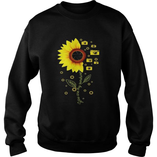 Sunflower Camera you are my sunshine shirt