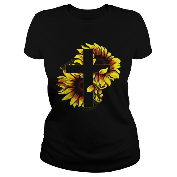 Sunflower Christian Cross shirt