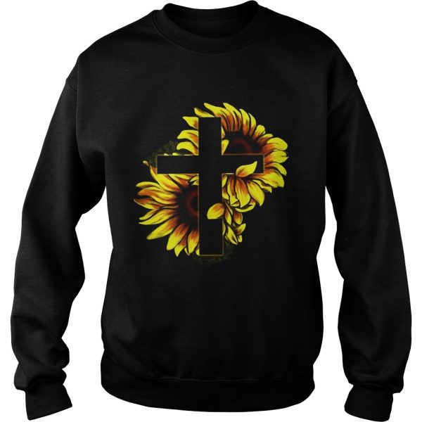 Sunflower Christian Cross shirt