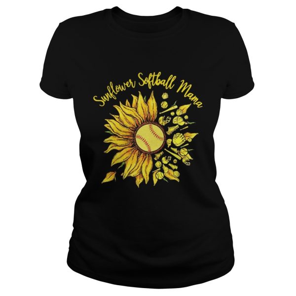 Sunflower Softball mama shirt