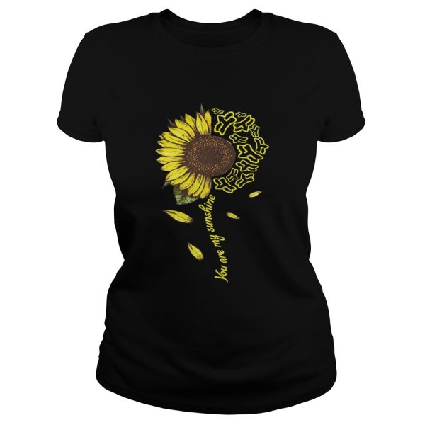 Sunflower You are my sunshine Fox Racing shirt