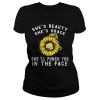 Sunflower she’s beauty she’s grace she’ll punch you in the face shirt