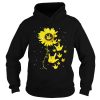 Sunflower sign language I love you, you are my sunshine shirt