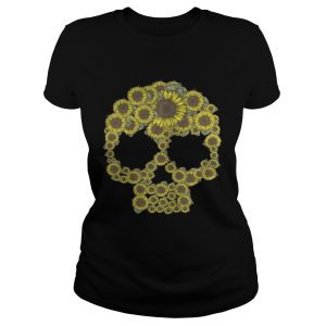 Sunflower skull shirt 1