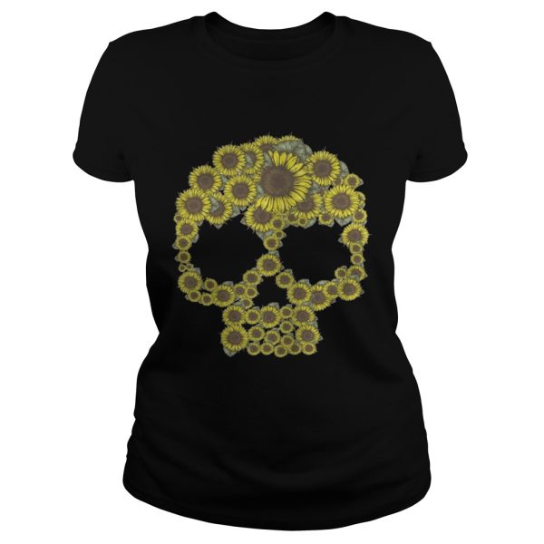 Sunflower skull shirt