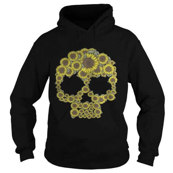 Sunflower skull shirt