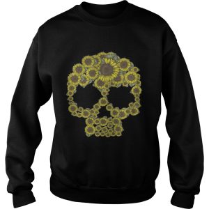 Sunflower skull shirt 3