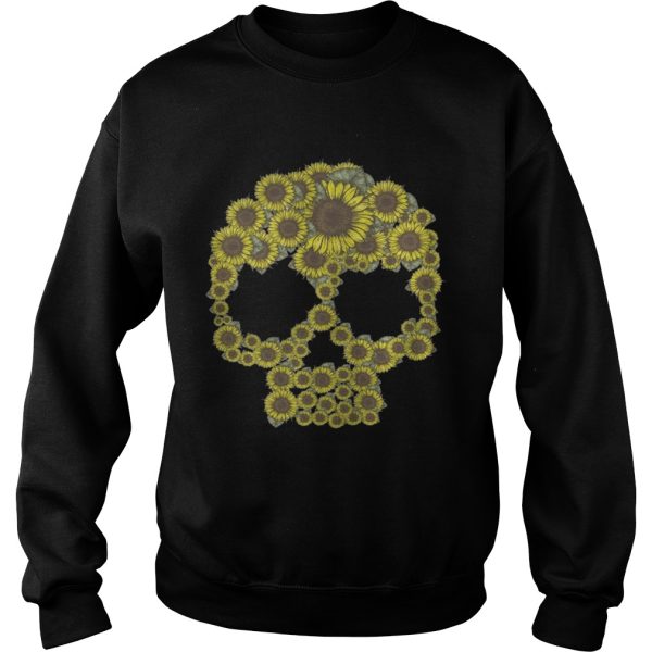 Sunflower skull shirt