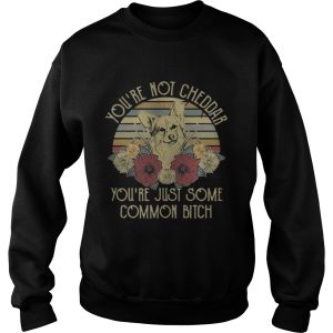 Sunset Fox youre not cheddar youre just some common bitch shirt 2 Sunset Fox youre not cheddar youre just some common bitch shirt 3