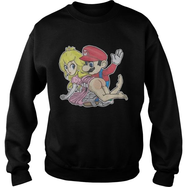 Super Mario spank princess butt shirt