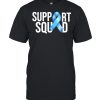 Support Squat Prostate Cancer Awareness Blue Ribbon Survivor T-Shirt