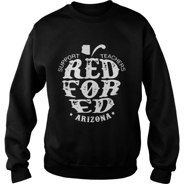 Support Teachers Apple RedForEd Arizona shirt