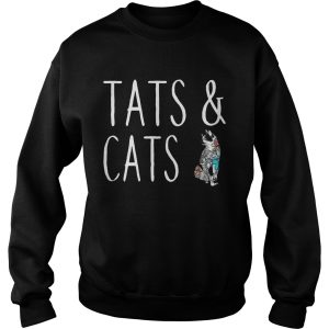 Tats and cats tattoo shirt 3