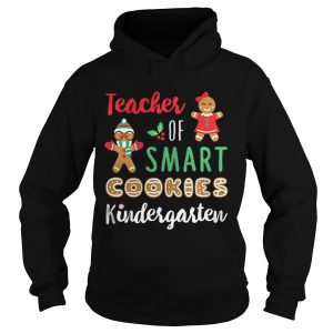 Teacher Of Smart Cookies Kindergarten Shirt Xmas Teaching Shirt 1