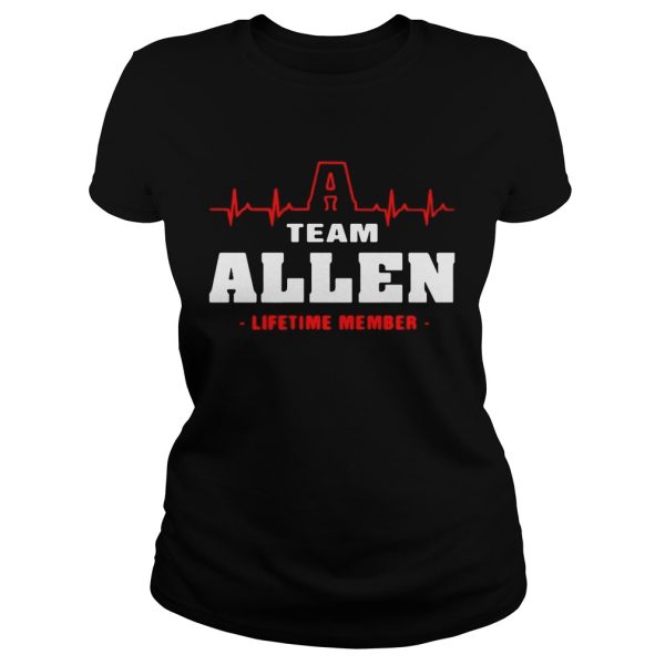 Team Allen lifetime member shirt