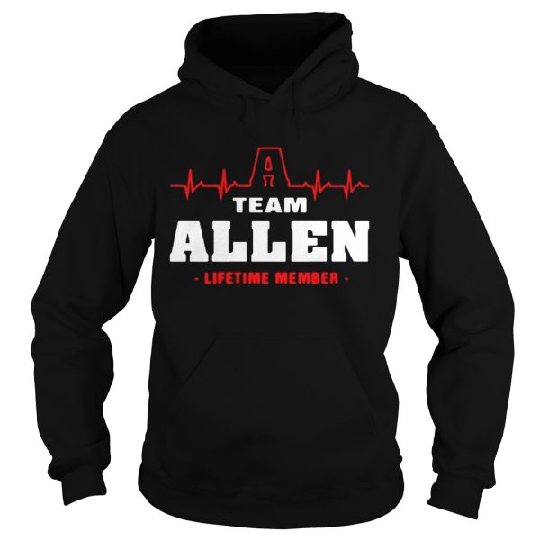 Team Allen lifetime member shirt