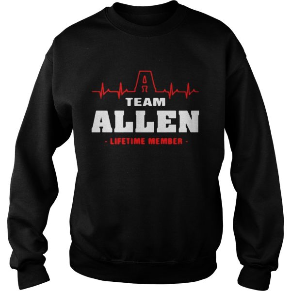 Team Allen lifetime member shirt