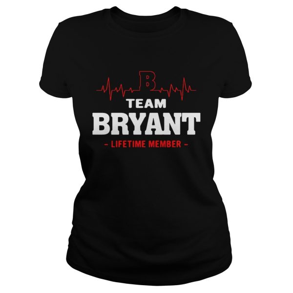 Team Bryant lifetime member shirt