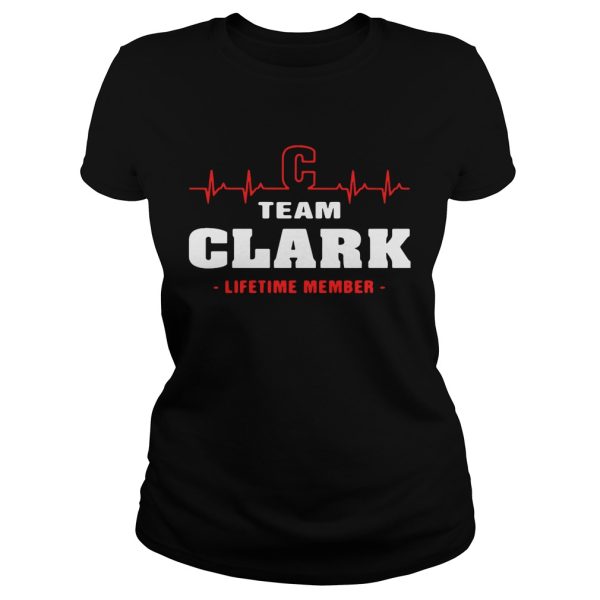 Team Clark lifetime member shirt