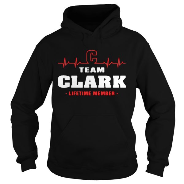 Team Clark lifetime member shirt