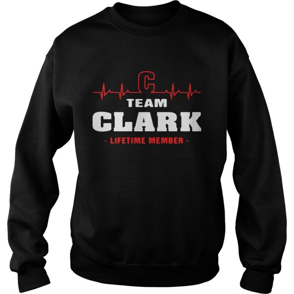 Team Clark lifetime member shirt