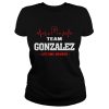 Team Gonzalez lifetime member shirt