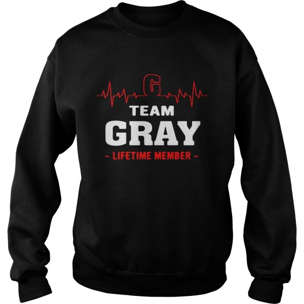 Team Gray lifetime member shirt