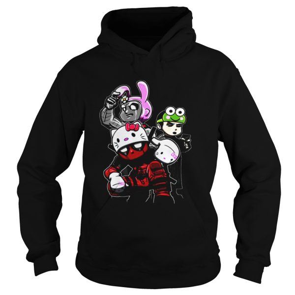 Team Hello Kitty Deadpool Colossus And Negasonic Teenage Warhead shirt