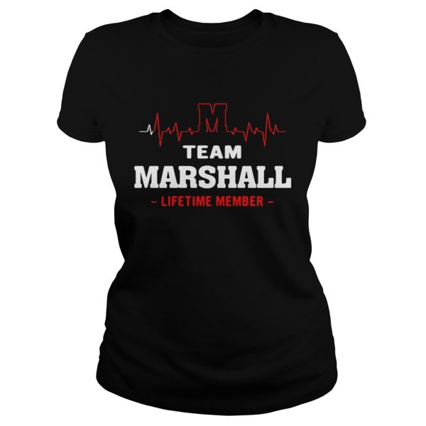 Team Marshall lifetime member shirt