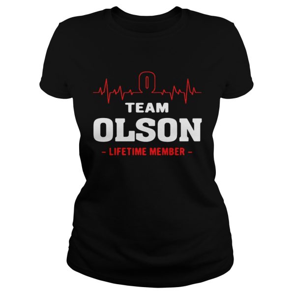 Team Olson lifetime member shirt