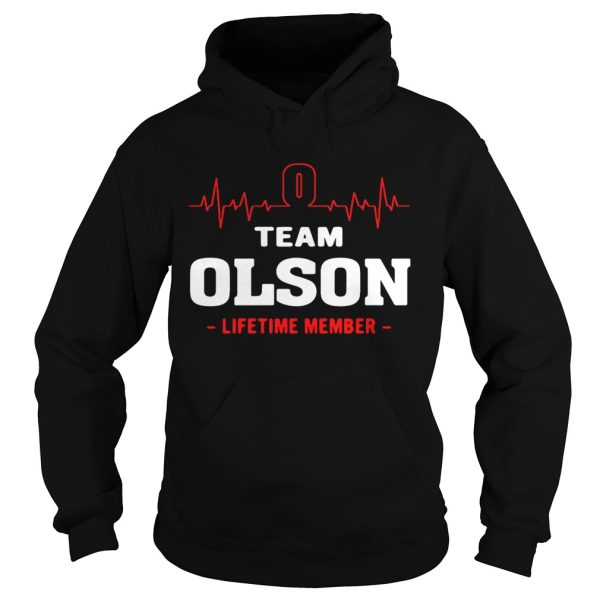 Team Olson lifetime member shirt