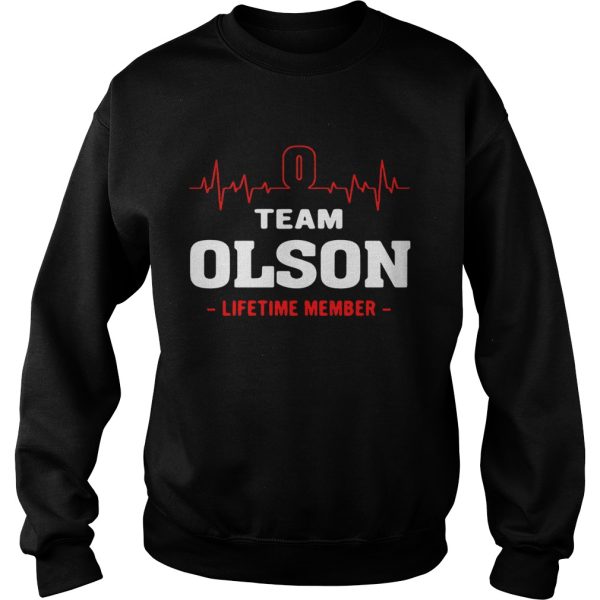 Team Olson lifetime member shirt