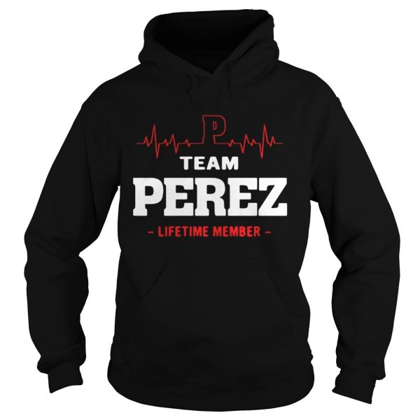 Team Perez lifetime member shirt