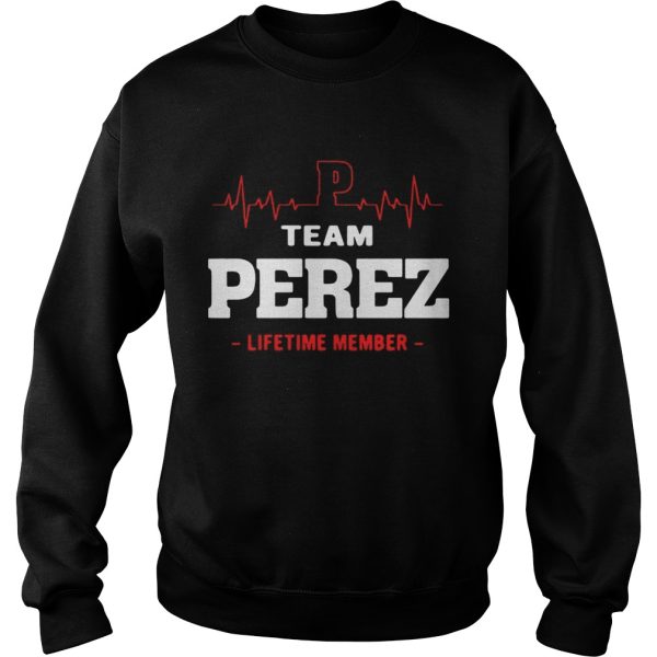 Team Perez lifetime member shirt