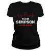 Team Simpson lifetime member shirt