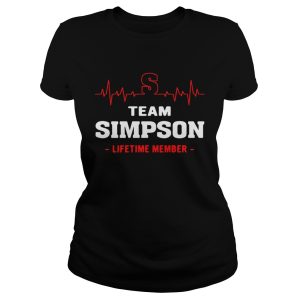 Team Simpson lifetime member shirt 1