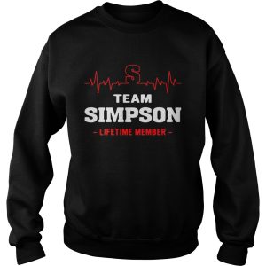 Team Simpson lifetime member shirt 2 Team Simpson lifetime member shirt 3