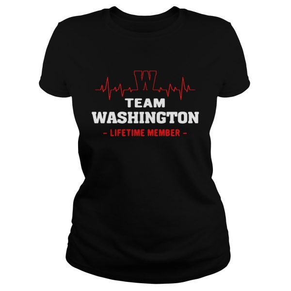 Team Washington lifetime member shirt