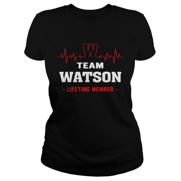 Team Watson lifetime member shirt