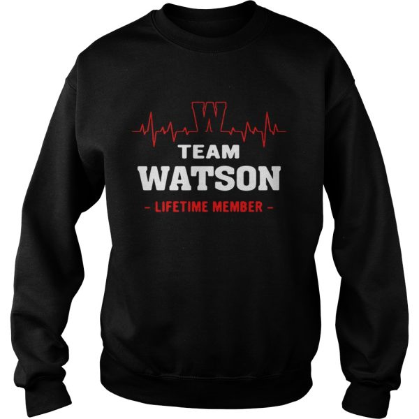 Team Watson lifetime member shirt