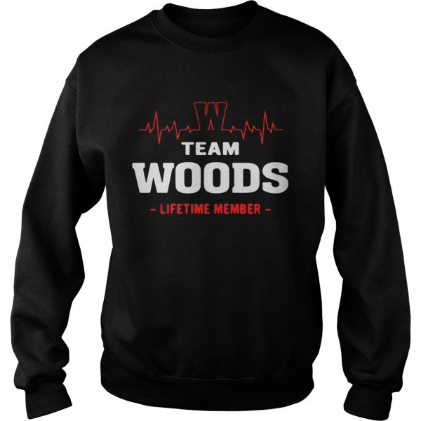 Team Woods lifetime member shirt