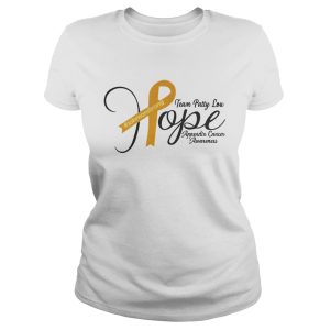 Team patty lou hope johnson strong appendix cancer awareness t shirt 2