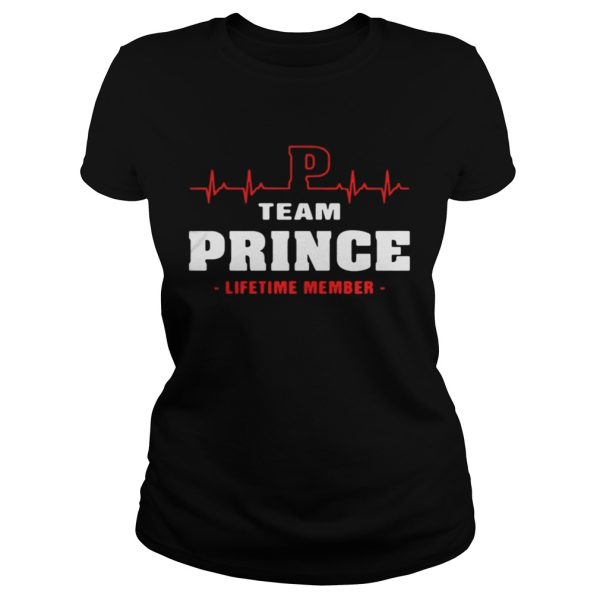 Team prince lifetime member shirt