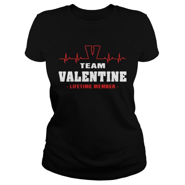 Team valentine lifetime member shirt