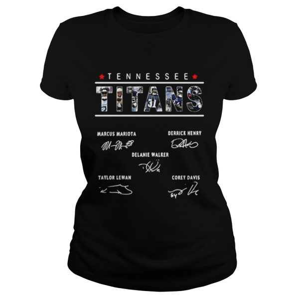 Tennessee Titans Marcus Mariota Derrick Henry Delanie Walker Taylor Lewan Corey Davis signature shirt