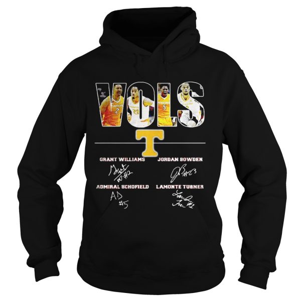 Tennessee Volunteers VOLS Grant Williams Jordan Bowden Admiral Schofield Lamonte Turner shirt